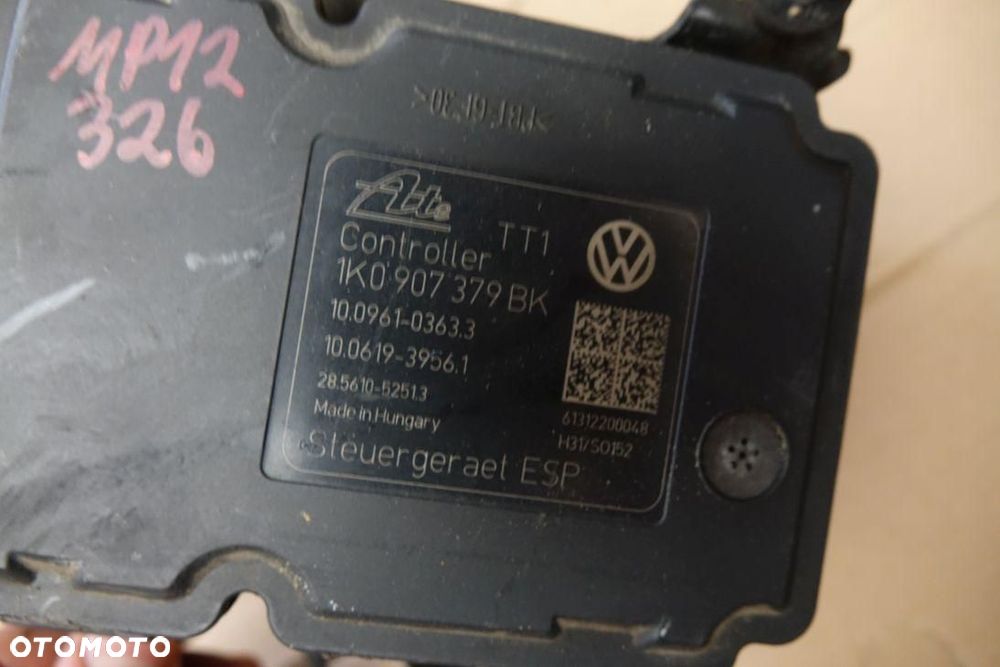 POMPA ABS ESP STEROWNIK VOLKSWAGEN GOLF VI 1K0907379BK - 4