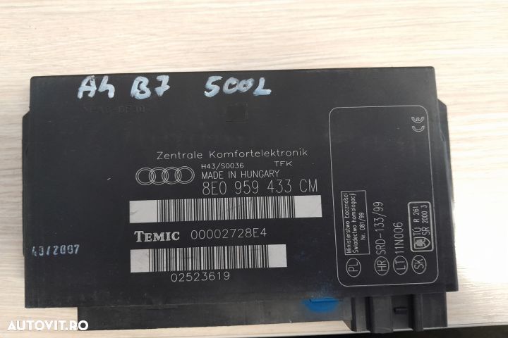 Calculator confort 8E0959433CM Audi A4 B7 [2004 - 2008] Avant wagon 5 - 1