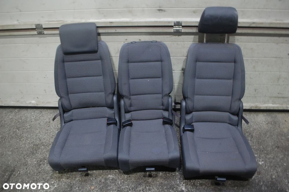 FOTELE FOTEL TYŁ TYLNY 2 RZĄD VW TOURAN I - 1