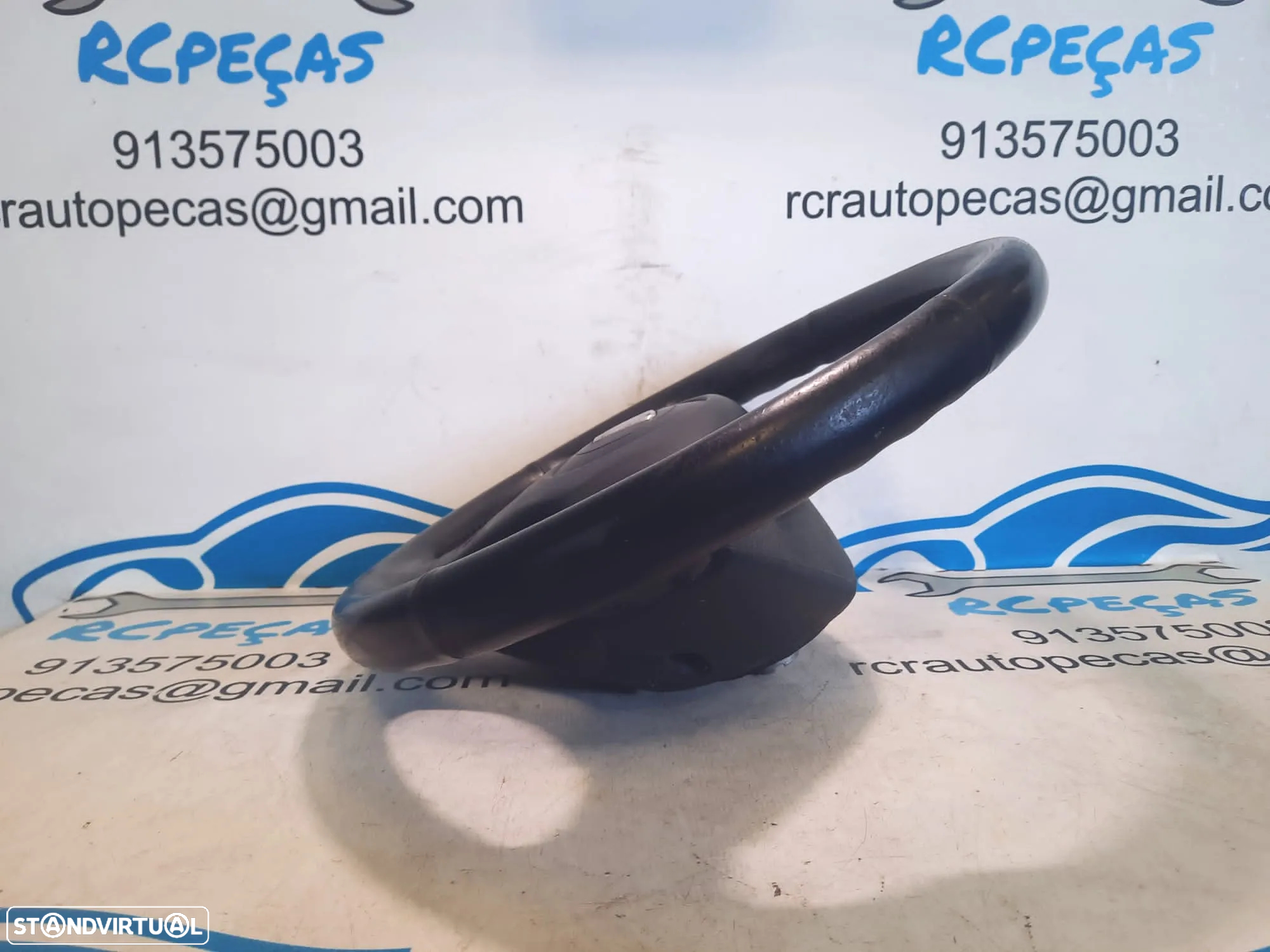 VOLANTE GUIADOR COMPLETO ROVER MG 200 QTB10093 QTB100951 25 45 75 PELE PERFURADA AIRBAG COMANDOS MULTIFUNÇÕES - 5
