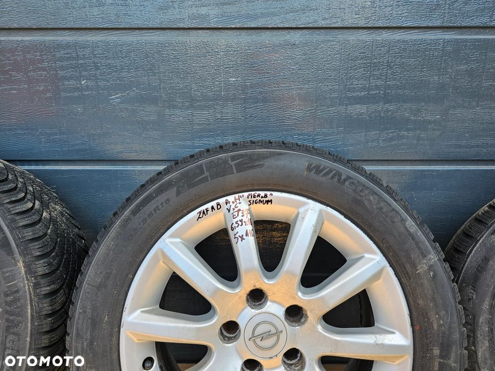 KOŁA FELGI ALUMINIOWE OPONY ZIMOWE OPEL VECTRA ASTRA ZAFIRA SIGNUM MERIVA 16 cali 5x110 ET37 205/55/16 - 7