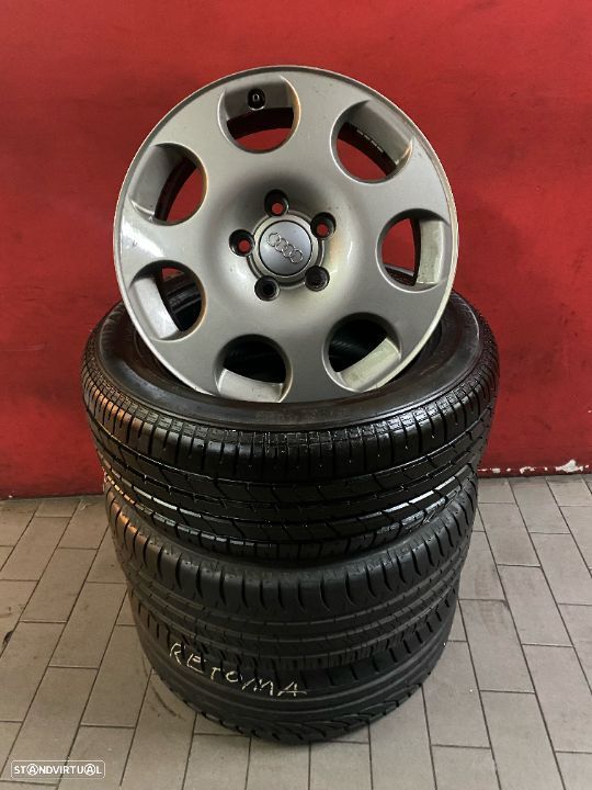 Jantes 16 Originais Audi A4 Antracite usadas em bom estado - 1