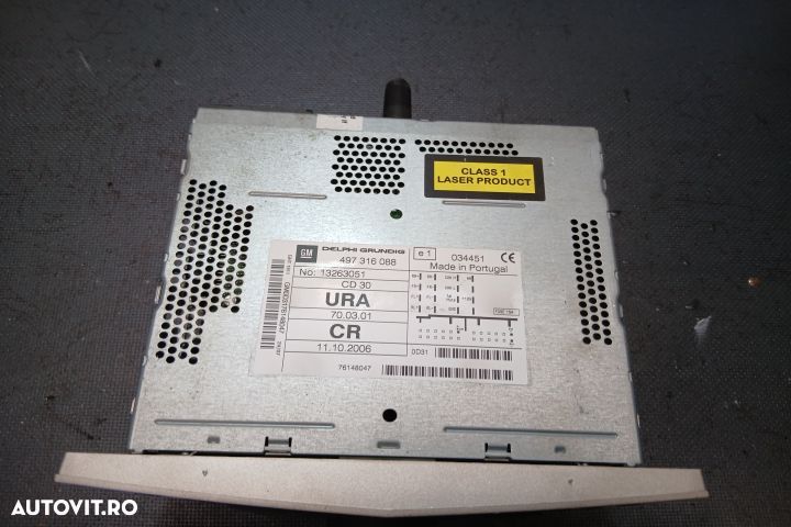 Radio cd 497316088 13263051 497316088 13263051 Opel Astra H [facelift - 2