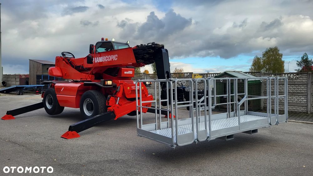 Manitou MTR 2150/ Ładowarka teleskopowa obrotowa  / Podnośnik koszowy sterowany z pilota/ - 2