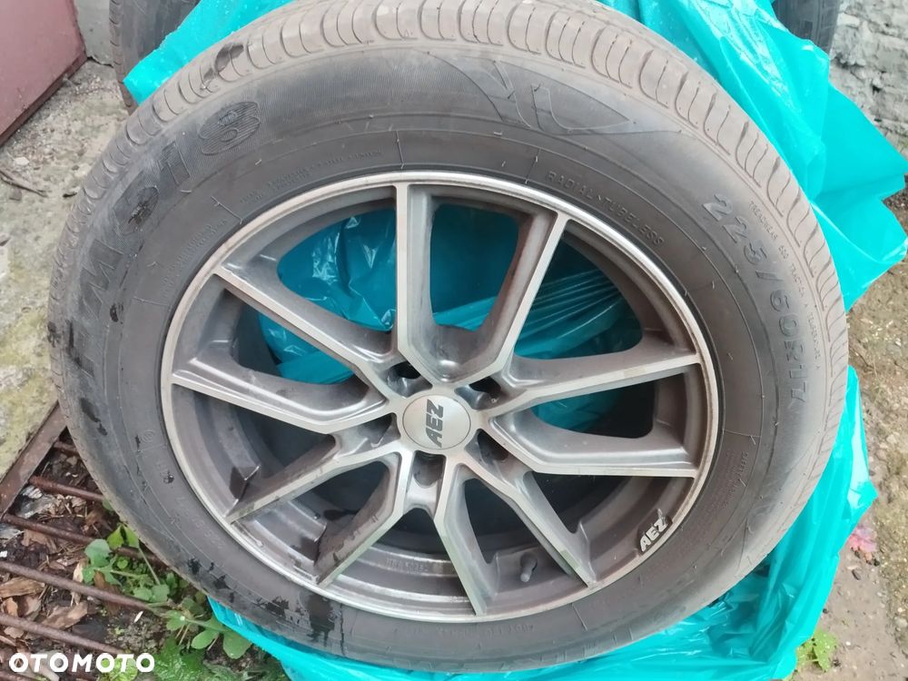 Felgi Aluminiowe AEZ Raise 17" 5x112  + Opony Zimowe 225/60R17 Stan DB - 6