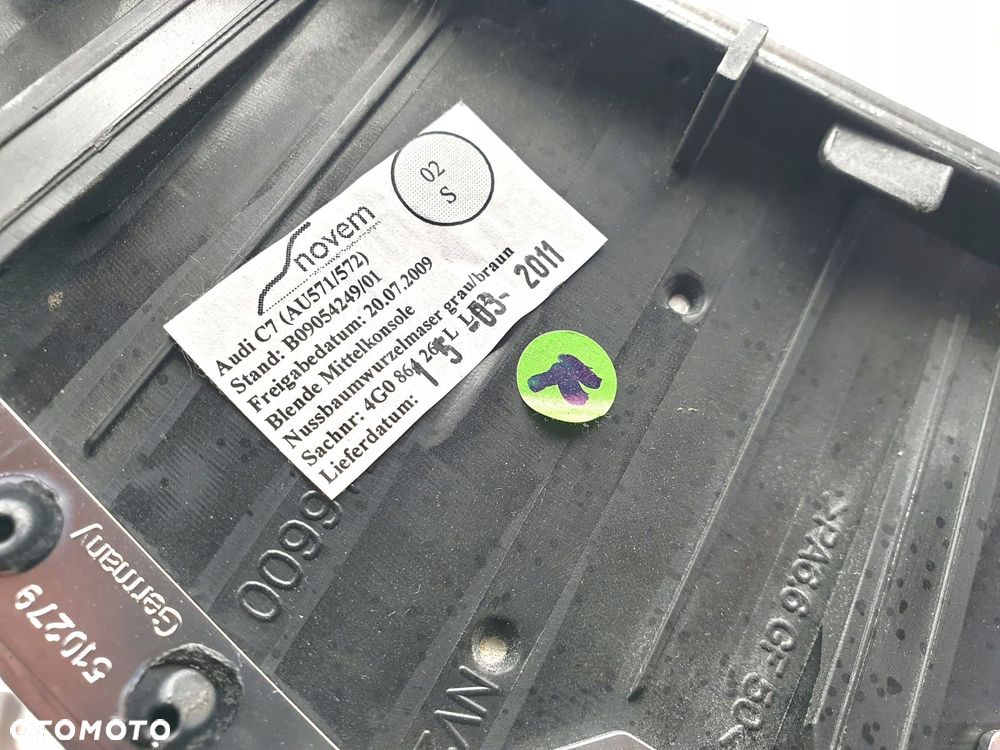 dekory wnętrza audi a6 c7 4g0864261l - 7