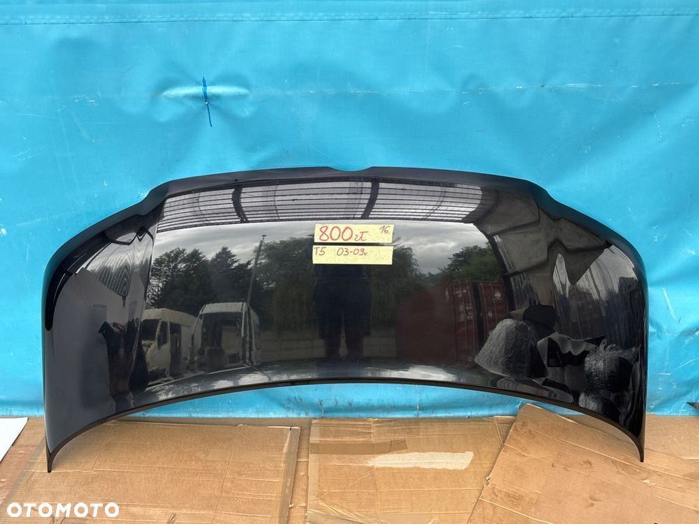 VW T5 TRANSPORTER MULTIVAN CARAVELLA 03- maska czarny metalik bez rdzy - 1