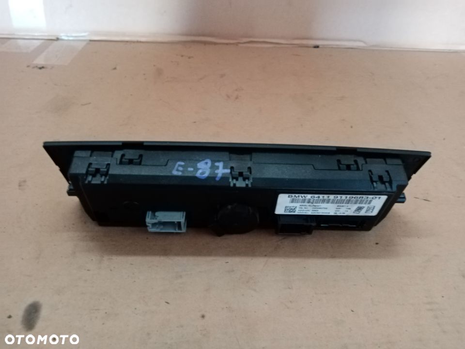 Panel Nawiewu Klimatyzacji BMW E87 E90 E91 9119683 - 2