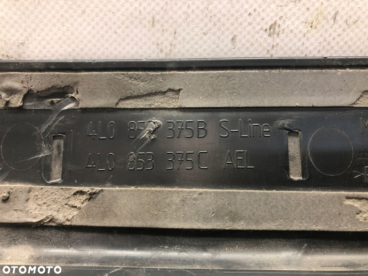 LISTWA PROGOWA Q7 4L S LINE LEWA TYLNA 4L0853375B - 3