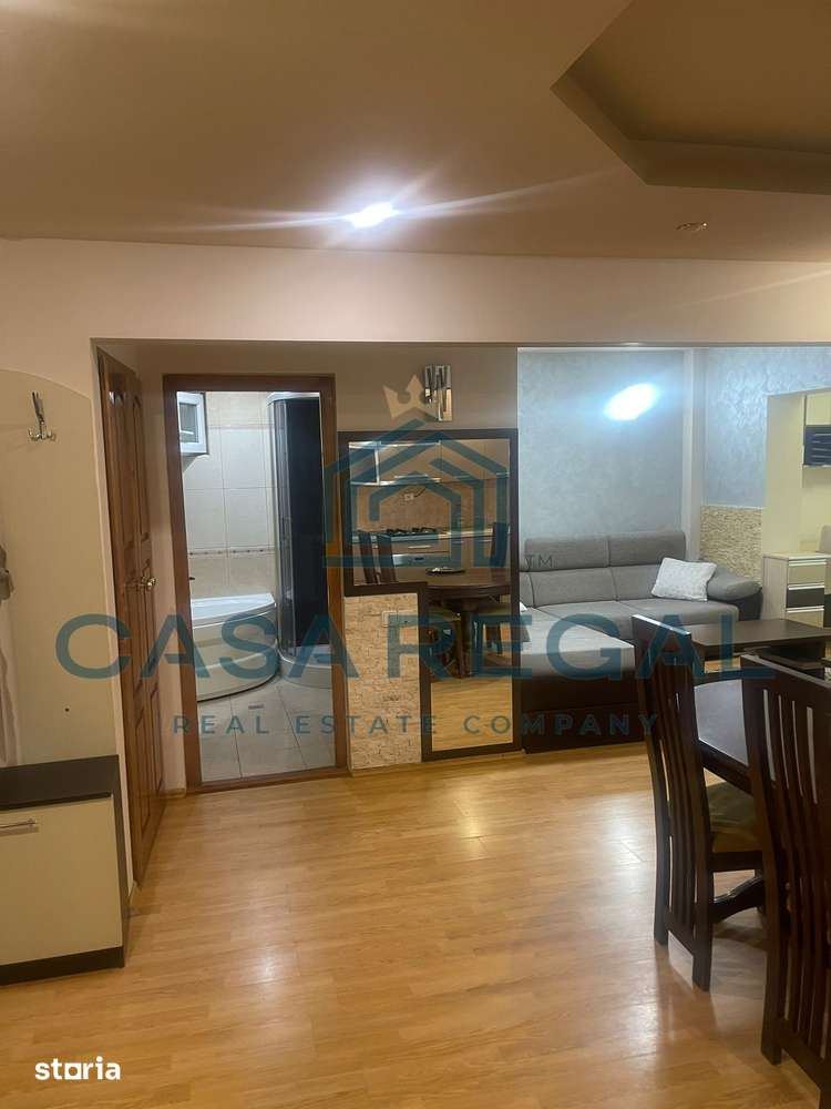 Apartament 3 camere, mobilat modern, et. 3, zona Decebal – AC, parcare — fotografia 3