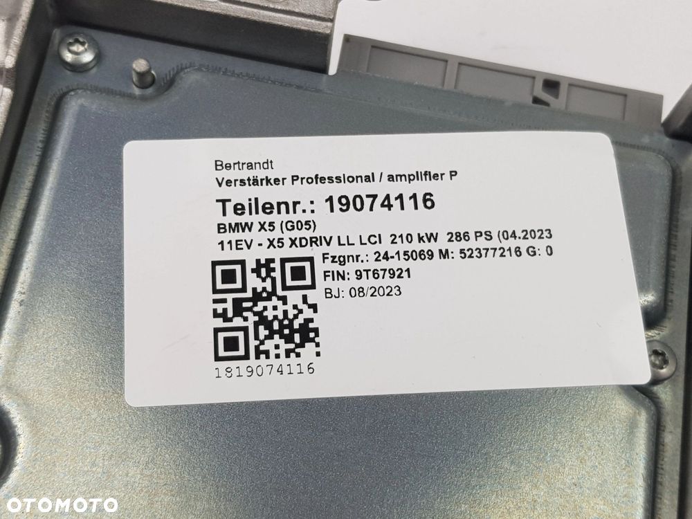 NOWY ORYGINALNY Wzmacniacz BMW X5 G05 G11 G20 G30 5A5CA89 - 8