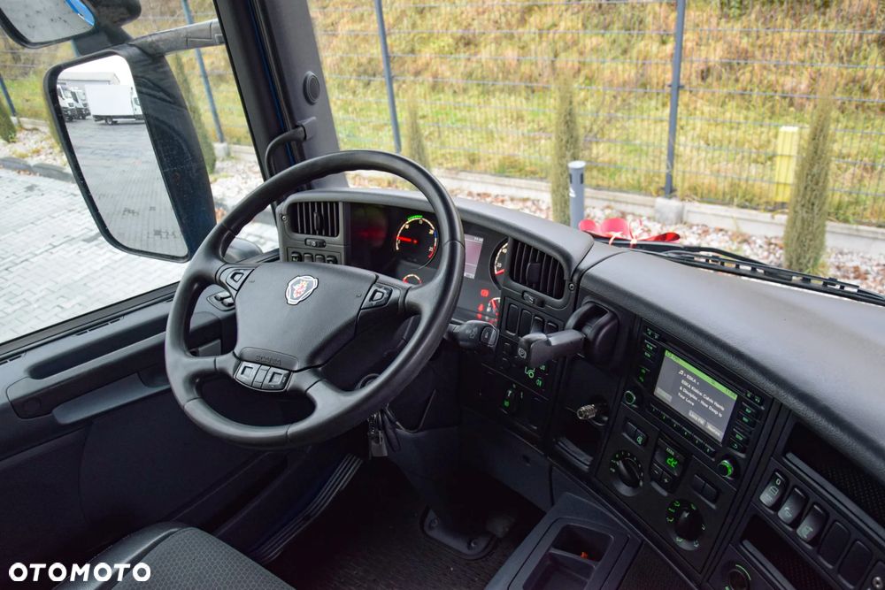 Scania P250 / EURO 6 / SKRZYNIA 7.8 M / WINDA DHOLLANDIA / PODUSZKI NA TYLNEJ OSI / RETARDER / KLIMA / TEMPOMAT / SERWISOWANY / SPROWADZONY - 26