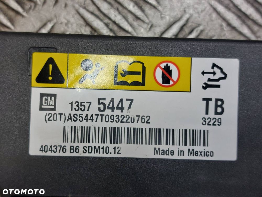 ZESTAW AIRBAG KOKPIT DESKA MODUŁ PASY PODUSZKI NAPINACZE OPEL INSIGNIA A - 10