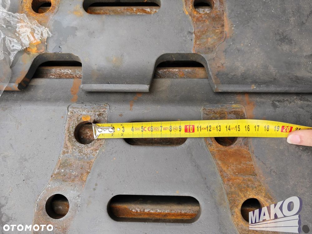 NOWE klepki płyty gąsienic Volvo 75cm 750mm - 5