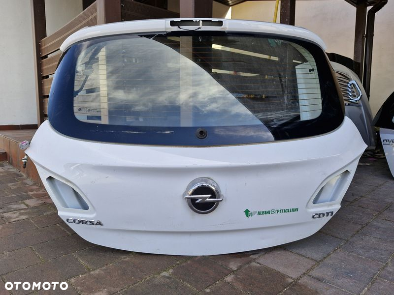 OPEL CORSA E 3D KLAPA BAGAŻNIKA TYŁ TYLNA - 2