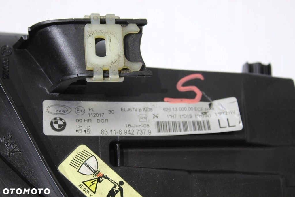 BMW 3 E90 E91 Xenon Lewy Lampa Przód Lewa Europa Oryginał Uszkodzona - 6