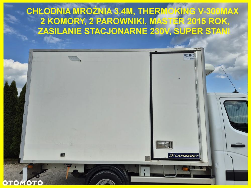 Chłodnia Mroźnia 3.4m Master 2015 Thermoking v-300max , 2 komory, 2 parowniki, zasilanie stacjonarne 230v,super stan! - 1