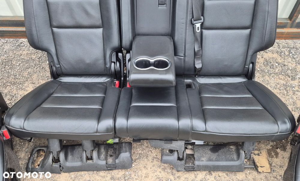 Siedzenia Fotele Przod Przednie Tył Kanapa CZARNE SUMMIT Jeep Grand Cherokee WK2 2014- - 6