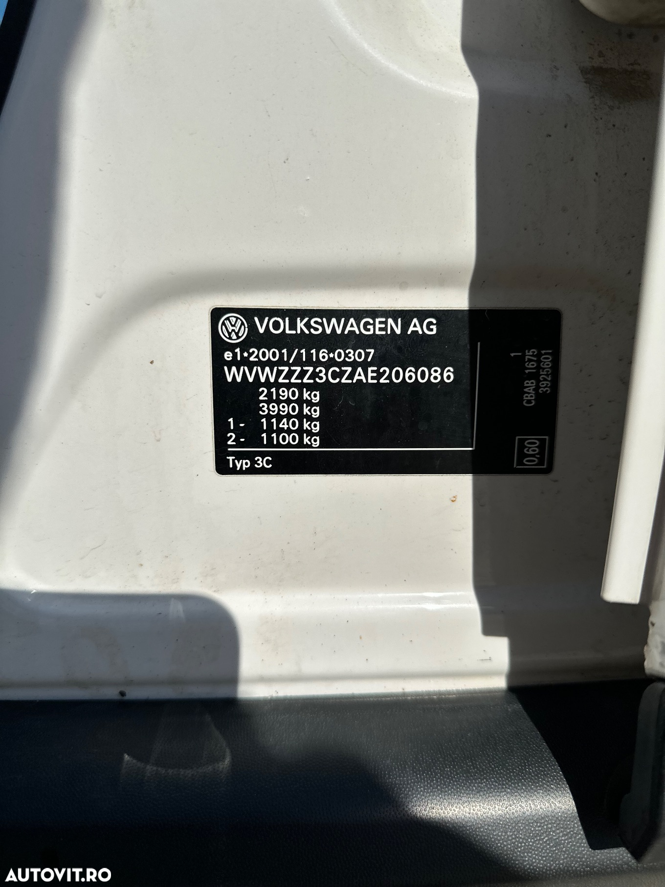 Volkswagen Passat 2.0TDI Comfortline DPF DSG - 9