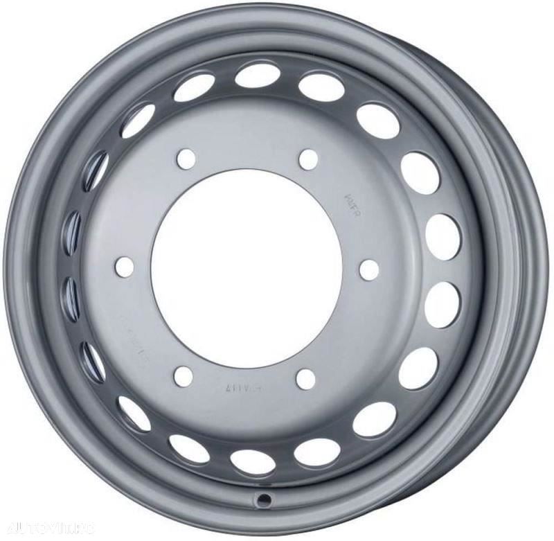 Jante otel Mercedes Sprinter axa dubla, Vw Crafter axa dubla, 5.5jx16'' 6x205 , noi - 1