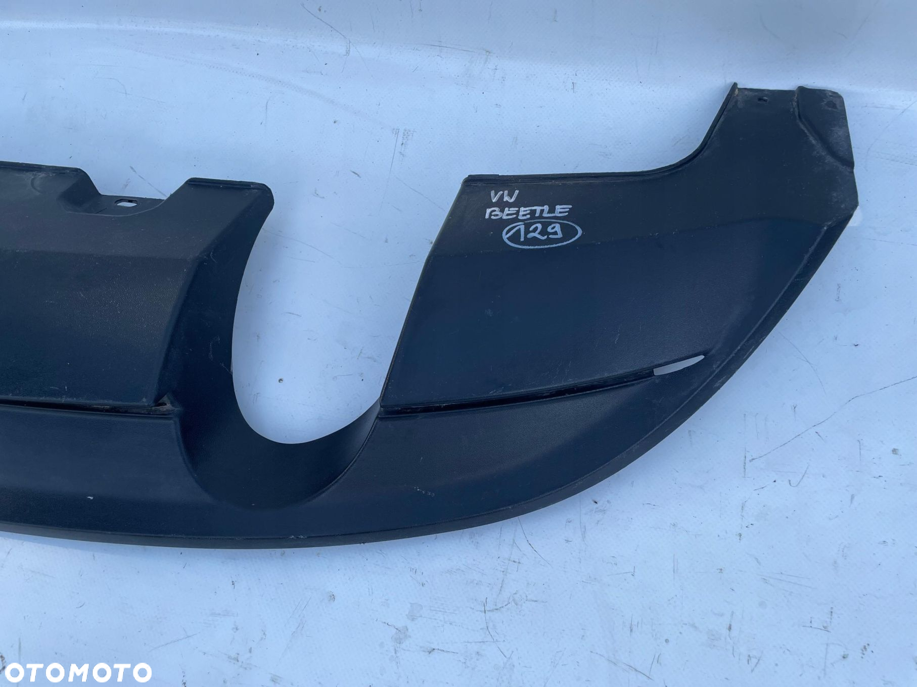 VW BEETLE 16-19 R-LINE SPOILER DYFUZOR DOKŁADKA W ZDERZAK TYŁ 5C5807568 - 4