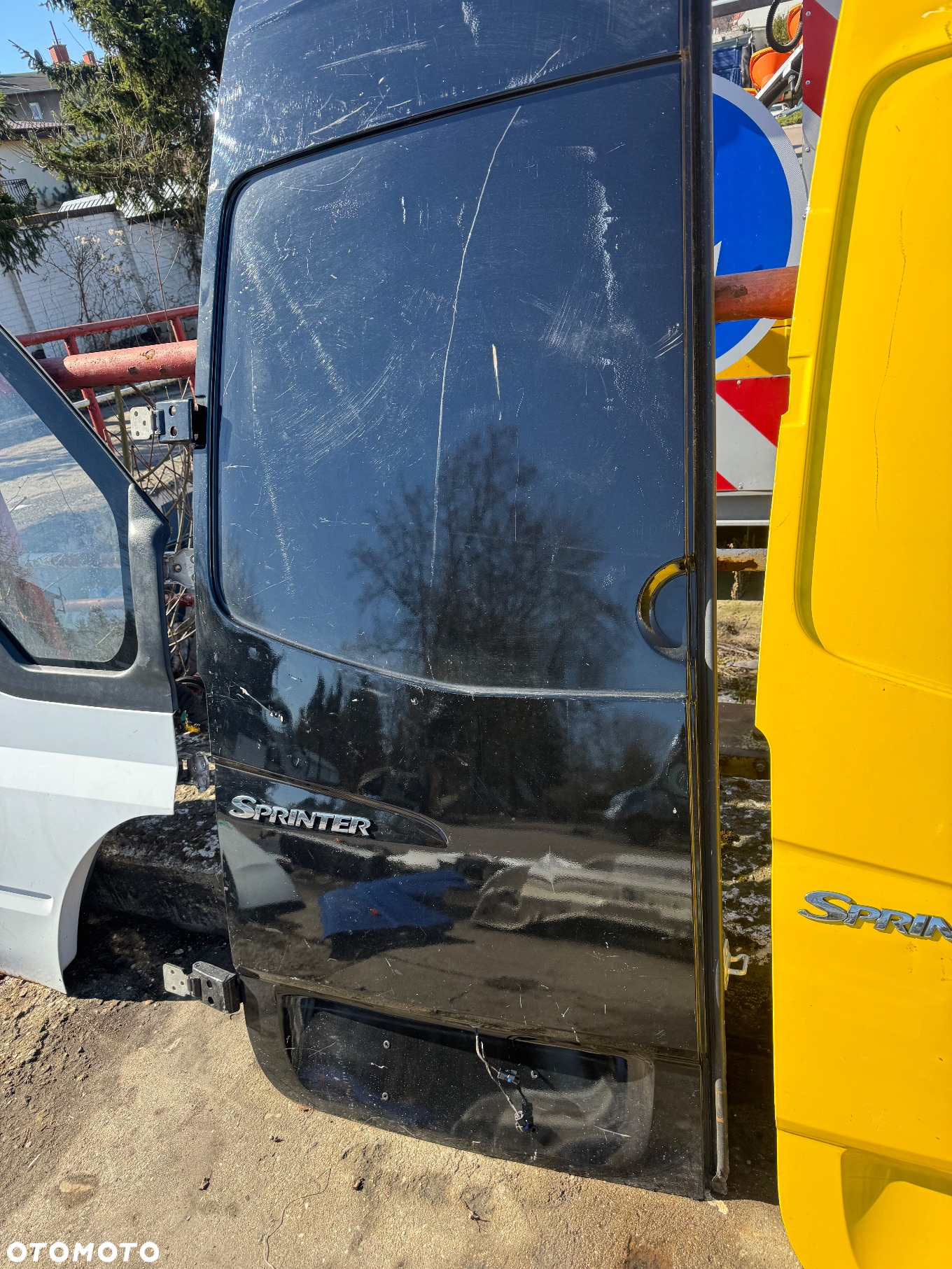 Mercedes sprinter   Crafter 906 lewe czarne  żółte maxi - 2