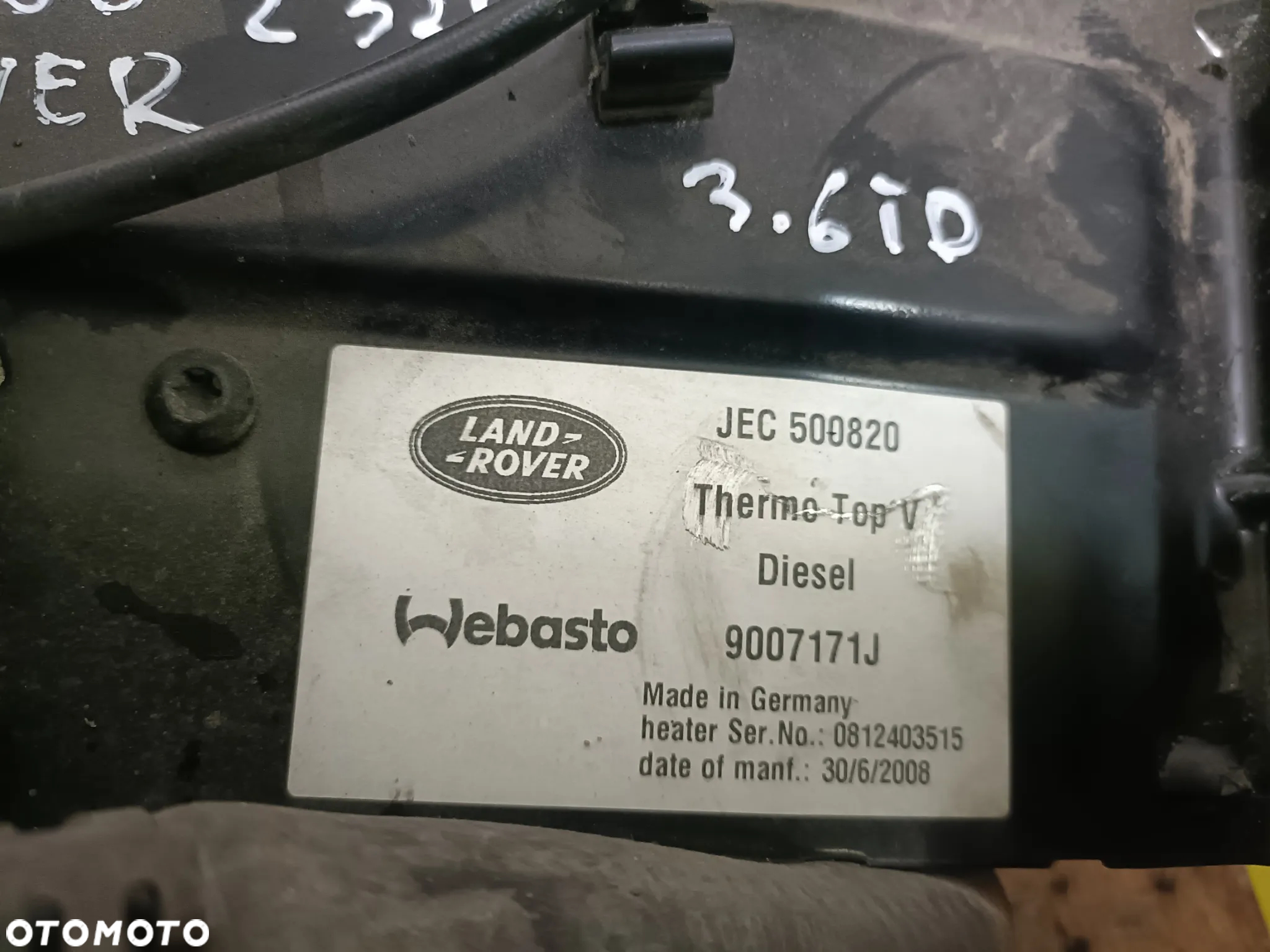 LAND RANGE ROVER III L320 05-13 r. WEBASTO 9007171J * - 2