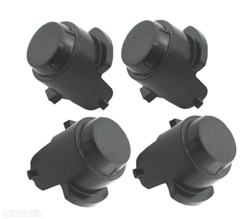 KIT 4 TAMPAS 18MM FUROS PARKTRONIC AUDI VOLKSWAGEN VW SKODA SEAT MERCEDES - 1