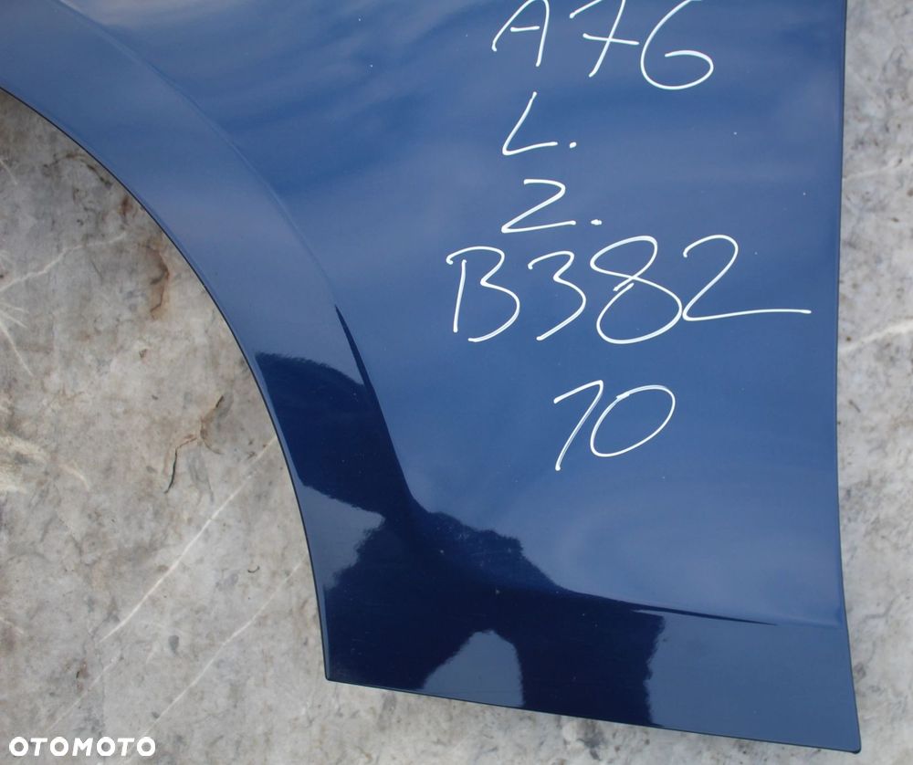BŁOTNIK LEWY PRZÓD PRZEDNI BMW E81 E82 E87 E88 A76 TIEFSEEBLAU B382 - 2
