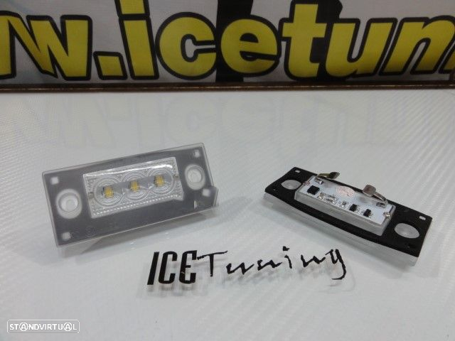 Suporte De Lâmpada De Matricula Com Led Branco Audi A4/S4/RS4 avant 1999-2001, A3 8L 01-03 - 16