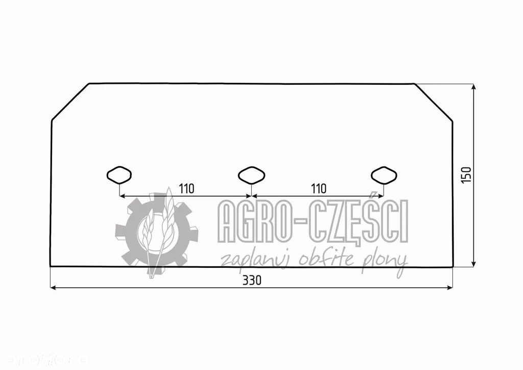 NAUD PŁOZA KRÓTKA 03065501 / 0311910 iQ PARTS - 2
