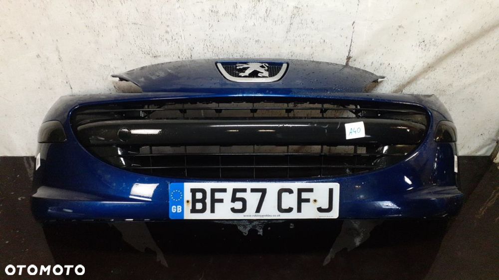 + ZDERZAK PRZÓD PRZEDNI DO PEUGEOT 207 EGED GRANAT - 1