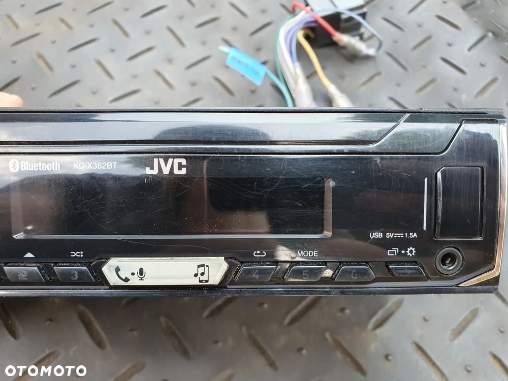 RADIOODTWARZACZ RADIO SAMOCHODOWE JVC KD-X362BT BLUETOOTH USB AUX - 3