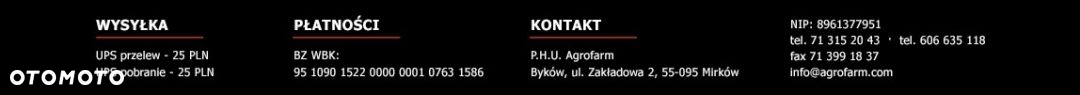 CZĘŚCI UŻYWANE DO CIĄGNIKA HURLIMANN - 2
