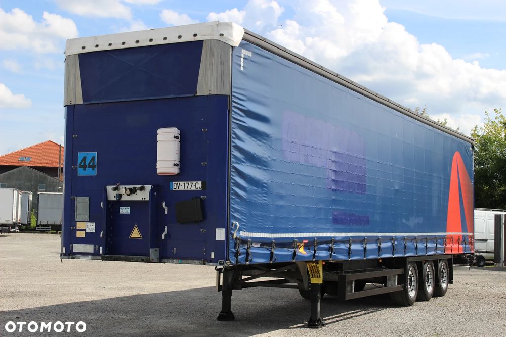 Schmitz Cargobull VARIOS /FIRANKA  /OSIE SCHMITZ / DACH PODNOSZONY/ RAMA OCYNK /SERWIS FR / IDEALNY STAN / - 6