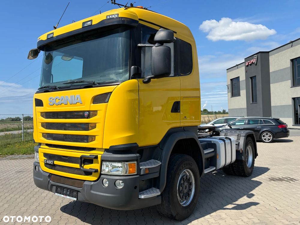 Scania Scania G490  4x4 stały napęd na wał, EURO 6, skrzynia redukcyjna , biegi terenowe , hydraulika do wywrotu, z Niemiec (G410 , G450) - 6