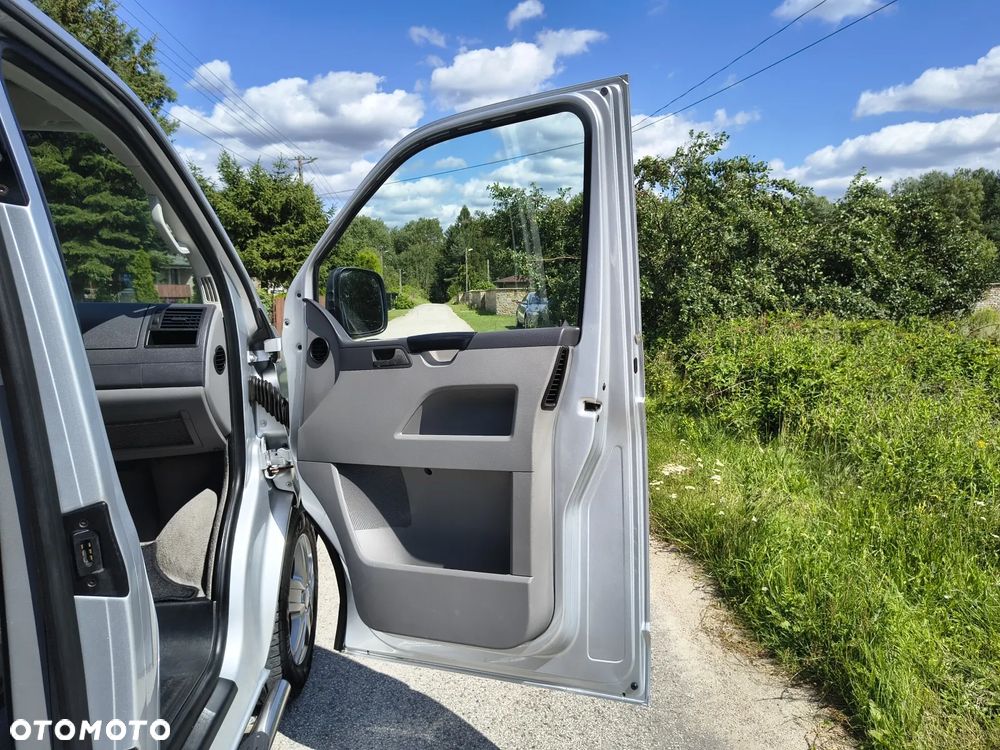 Volkswagen TRANSPORTER T5 Klima Elektryka Tempomat Duże Radio Brygadówka Dubel Kabina Klapa Rury - 15
