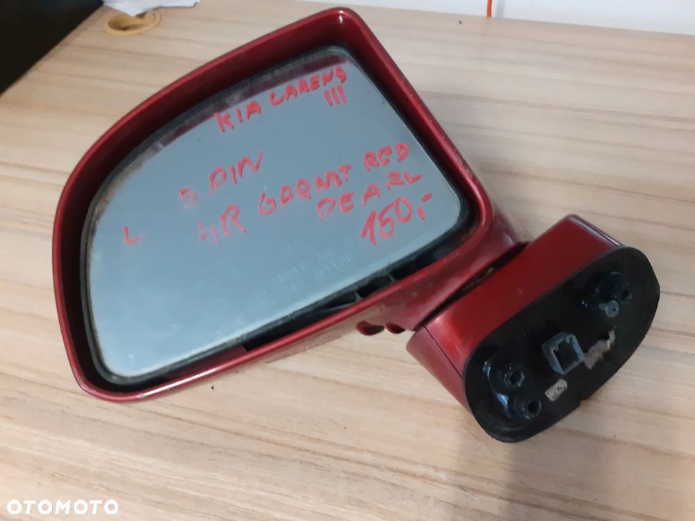 -  LUSTERKO ELEKTRYCZNE LEWE 5 PIN KIA CARENS III 4R GARNET RED PEARL - 3