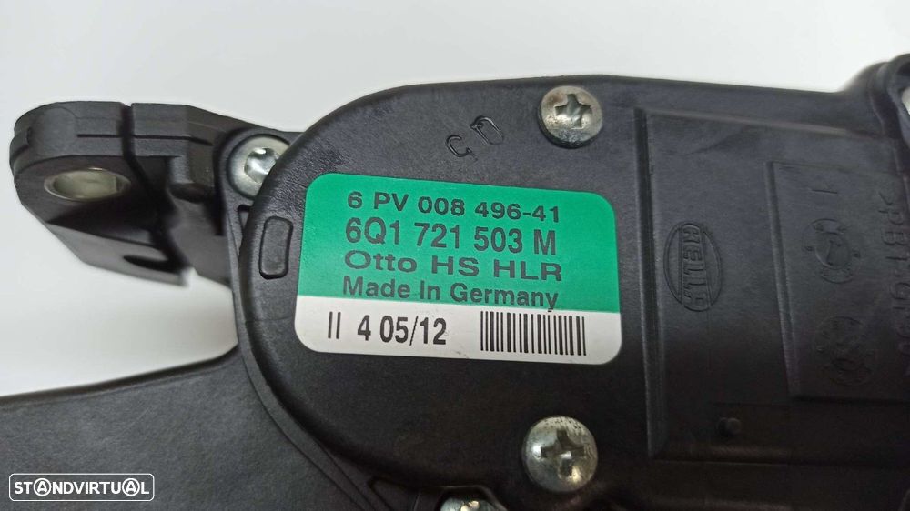 POTENCIÓMETRO PEDAL ACELERADOR SKODA FABIA (5J2 ) AMBITION - 3