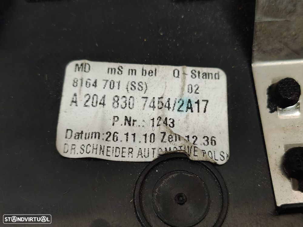 Difusor de Ar Central Mercedes Benz Class C W204 Original - 9