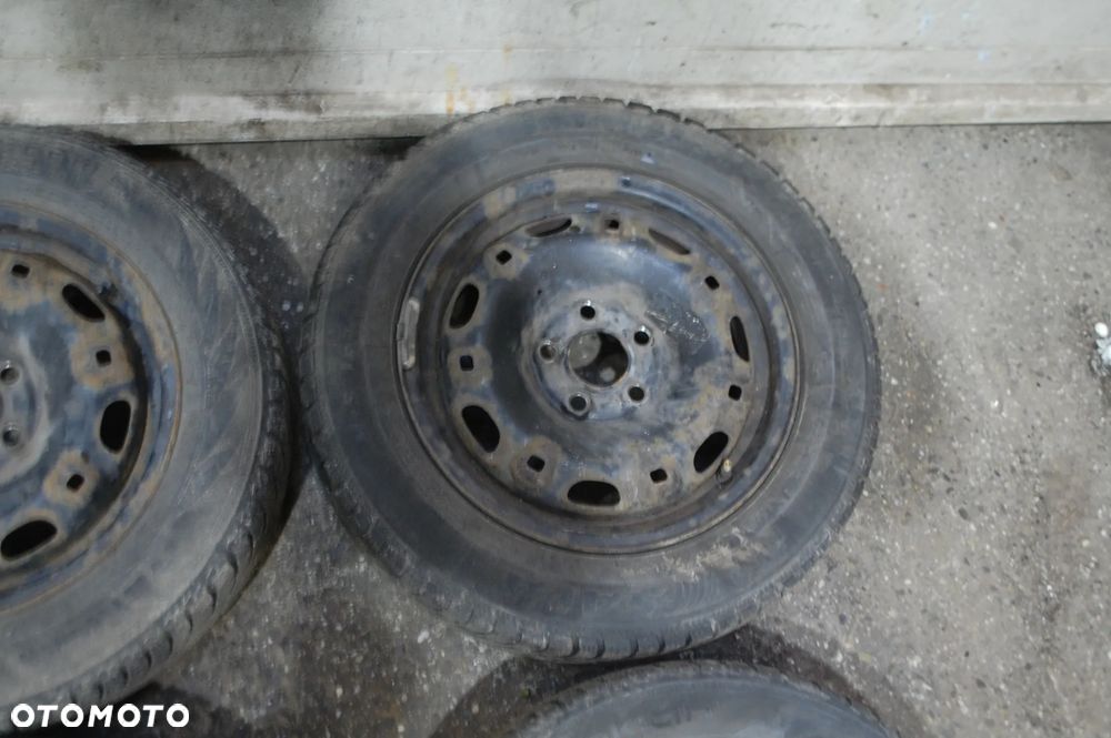 KOŁA FELGI STALOWE + OPONY ZIMOWE 6Q0601027R 5X100 ET35 5J 165/70R14 VW POLO IV SKODA AUDI SEAT - 4