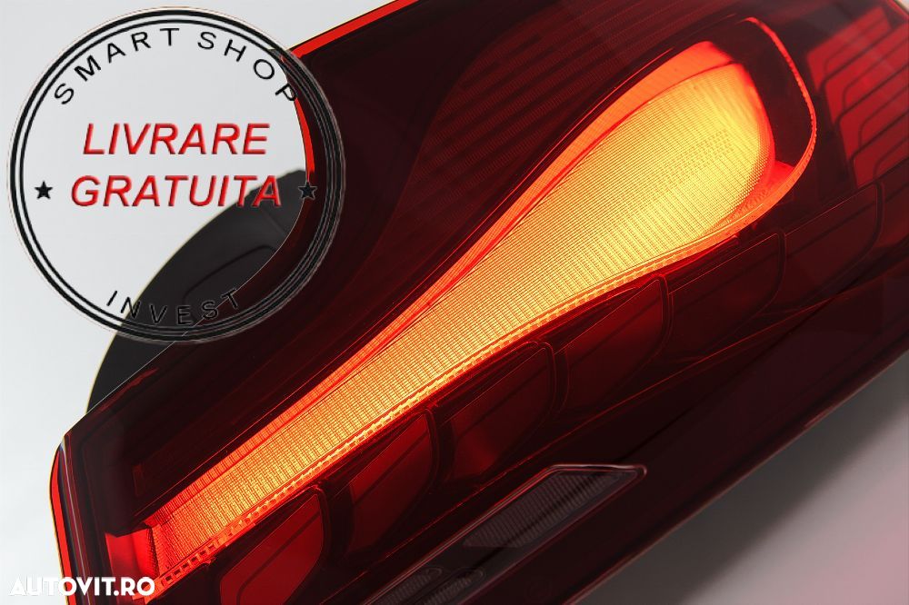 Stopuri OLED BMW Seria 2 F22 F23 M2 F87 (2014-2020) Semnal Dinamic Secvential- livrare gratuita - 9