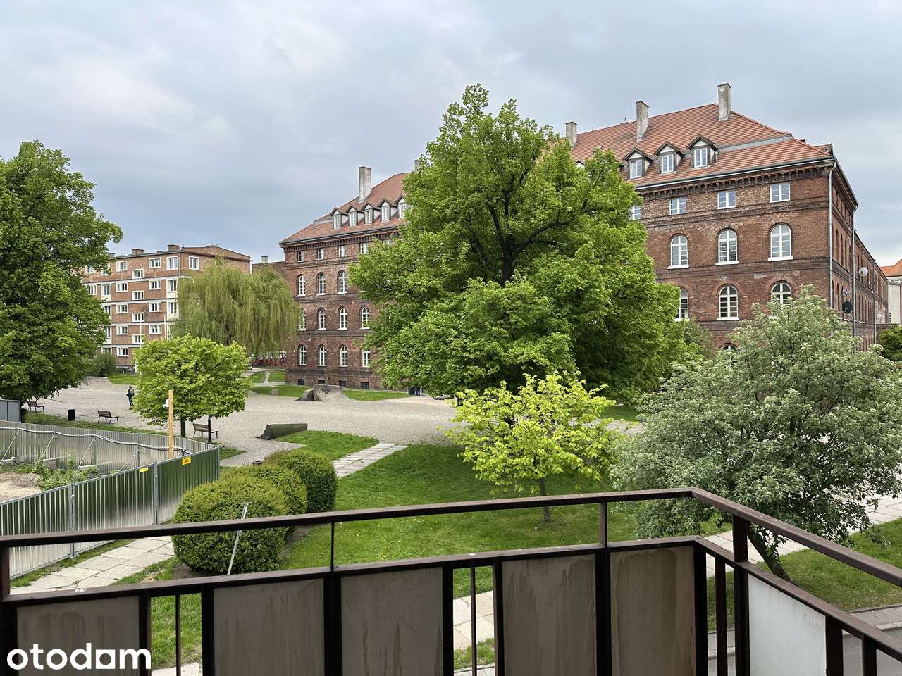 Kawalerka | Balkon | Widok na Muzeum Poczty Gdańskiej