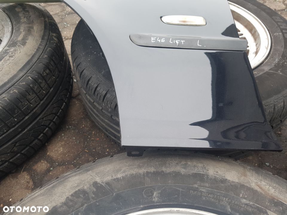 Błotnik przód lewy lub prawy bmw e46 cosmoschwarz 303/9 sedan  kombi - 2