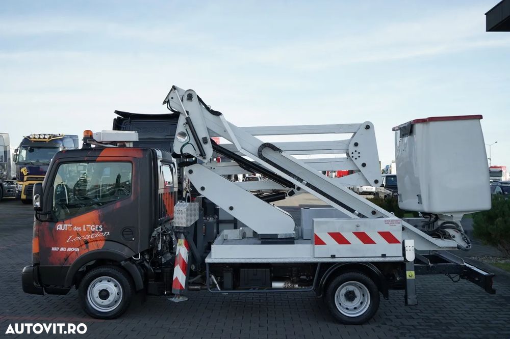 Nissan CABSTAR / ZWYŻKA 16,3 METRÓW / FRANCE ELEVATEUR /  BLIŹNIAK / UDŹWIG - 200 kg / 4 PODPORY / - 10