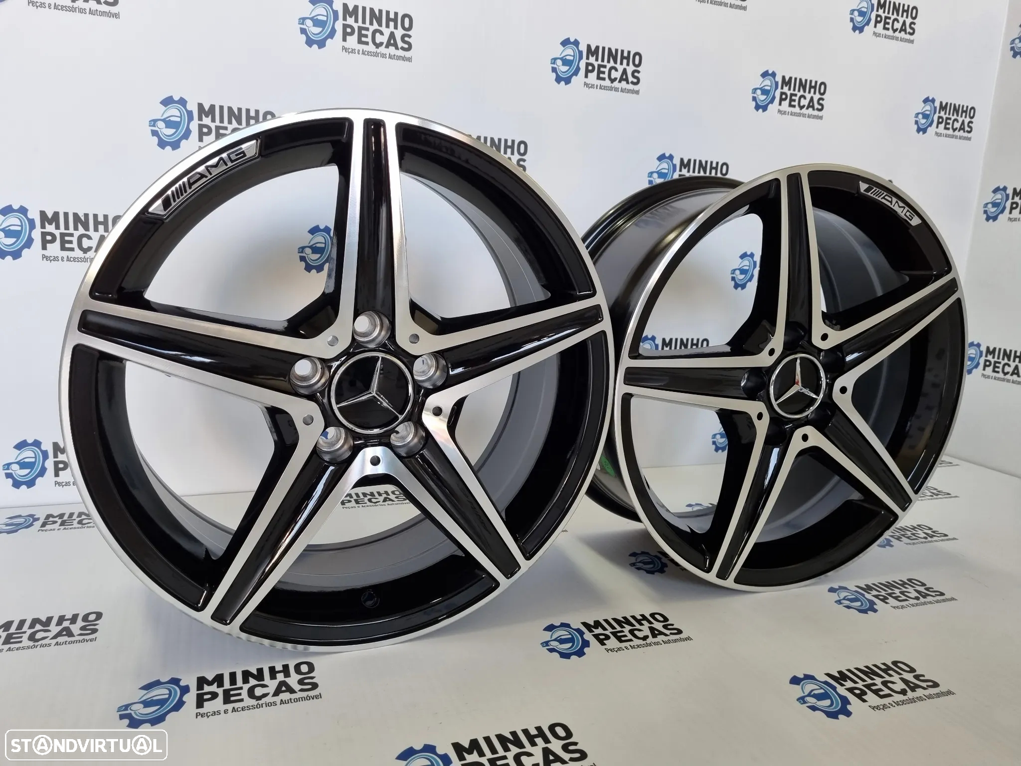 Jantes Mercedes (W205) AMG em 19 Preto Polido - 2