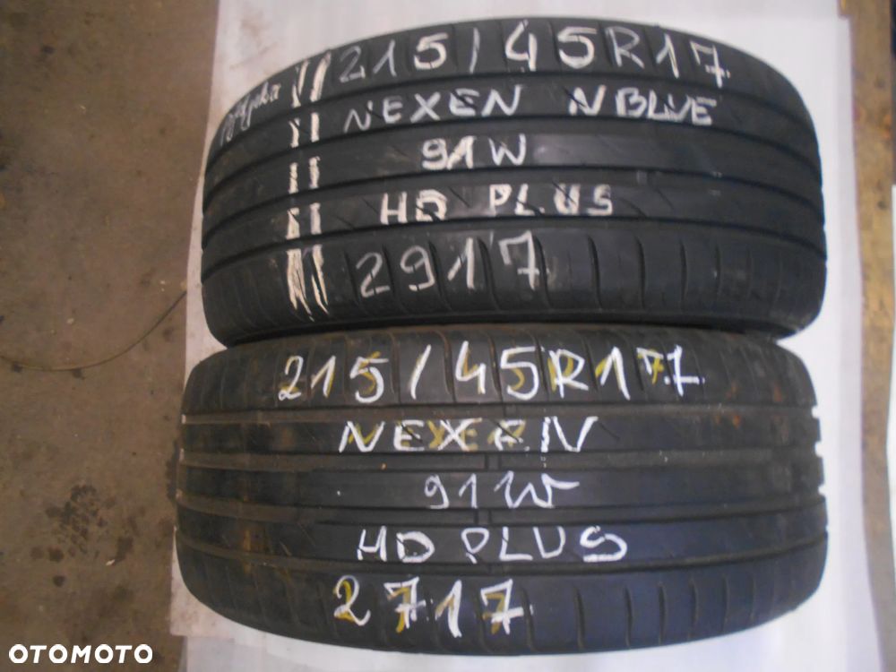 OPONY 215/45R17 NEXEN NBLUE HD PLUS DOT 1821 /  2917 7MM - 1