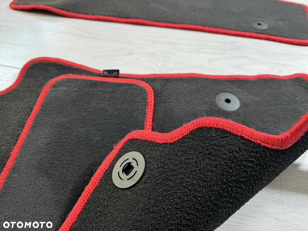 Dywaniki Welurowe Seat Leon 2 II 05-13 Dopasowane Grube PREMIUM Stoper - 8