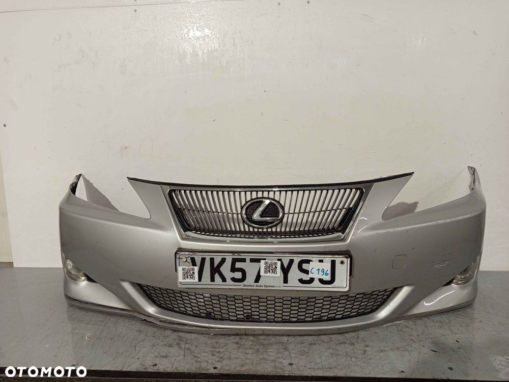 + ZDERZAK PRZÓD PRZEDNI LEXUS IS 2 Gen. IS 220 IS250 PDC CZUJNIKI SREBRNY HALOGENY - 1