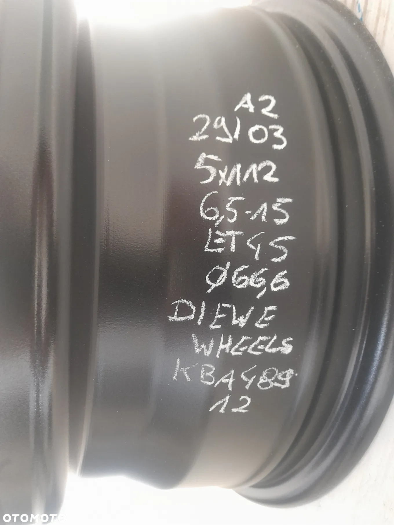 Felgi aluminiowe Diewe Wheels KBA48912 6.5" x 15" 5x112 ET45 - 6